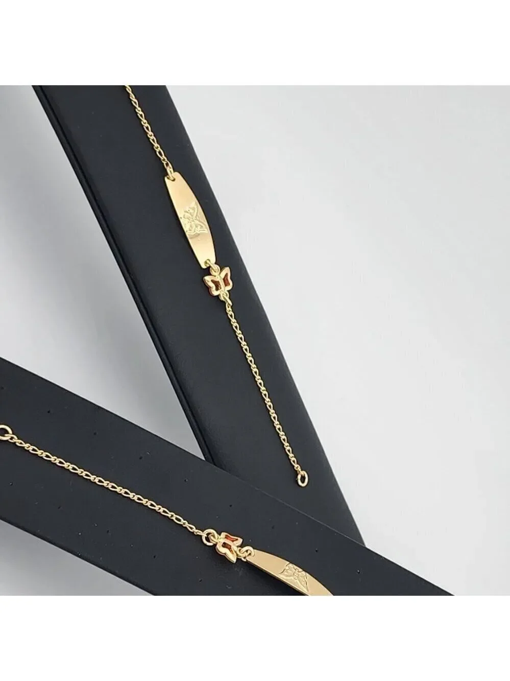 Brand New Brazilian 18k Gold Filled Butterfly Bracelet